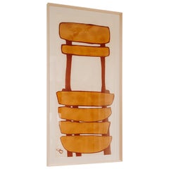 Contemporary pastel and charcoal on rice paper ... the french chair ...
