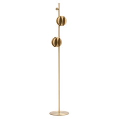 Contemporary Pendant EL Floor Lamp CS1 by NOOM in Brass