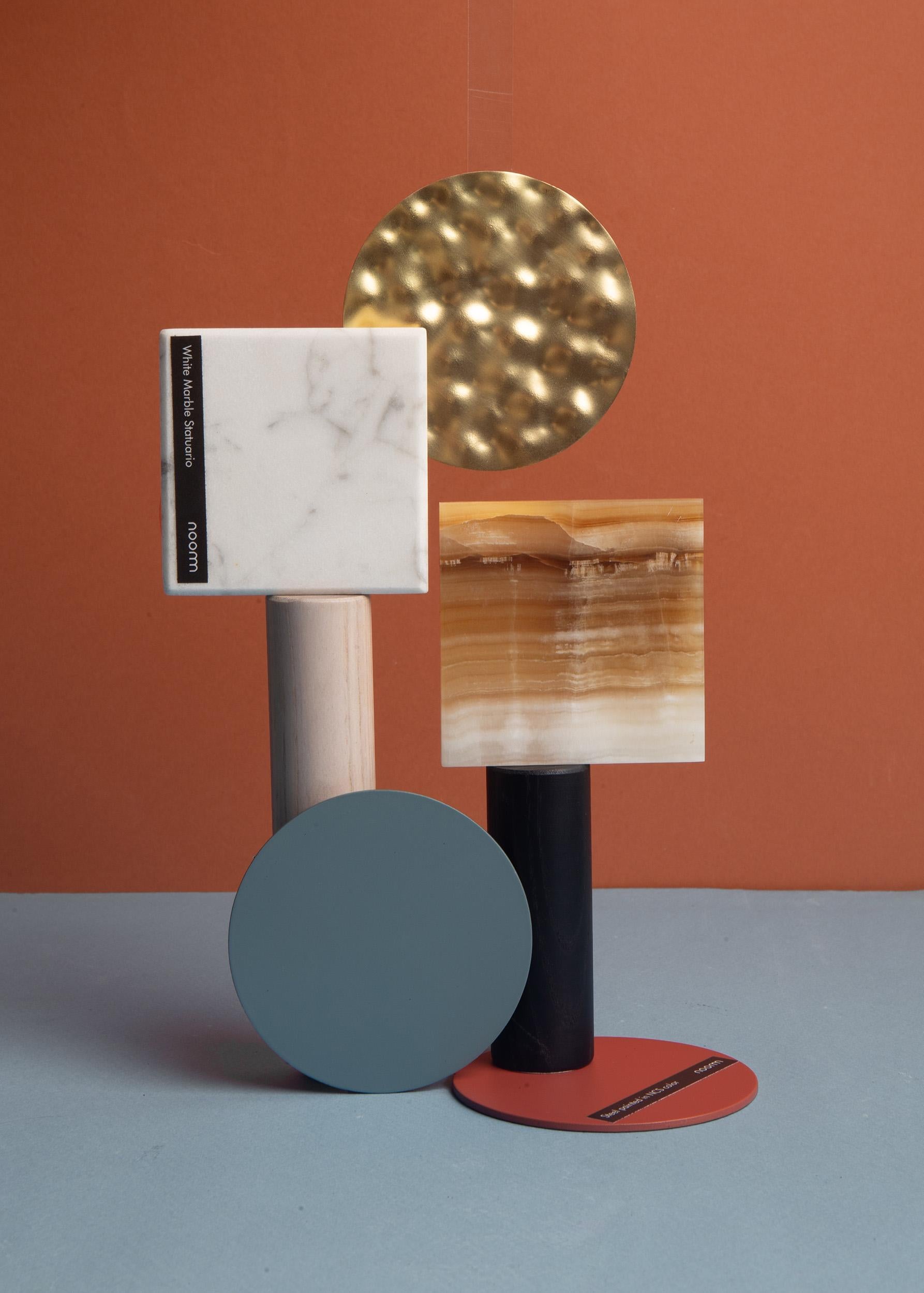 El’ Pendant Lamp CS2 by NOOM – Contemporary Minimalist Design Lighting in Copper For Sale 11