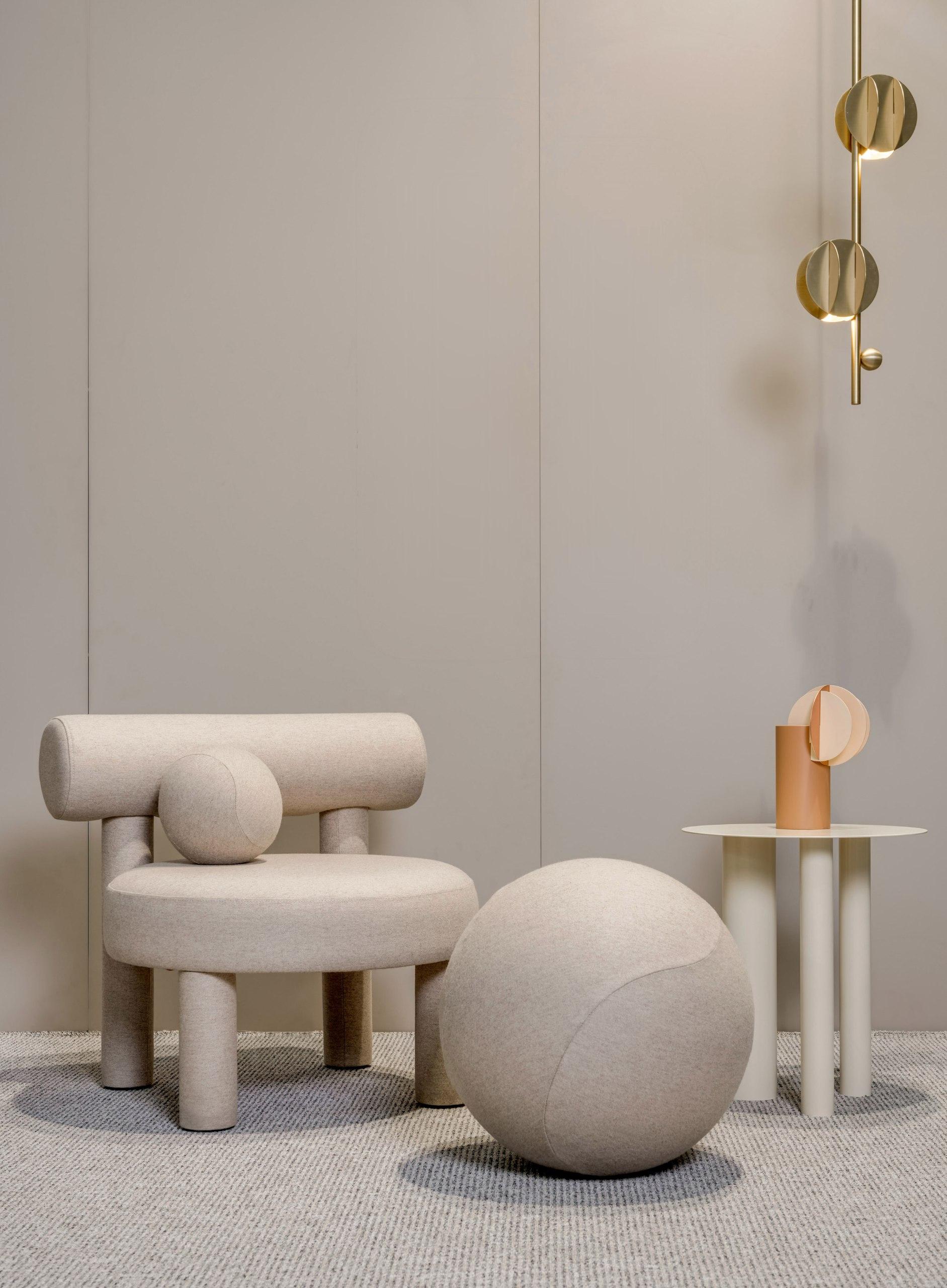 El’ Pendant Lamp CS2 by NOOM – Contemporary Minimalist Design Lighting in Copper For Sale 6