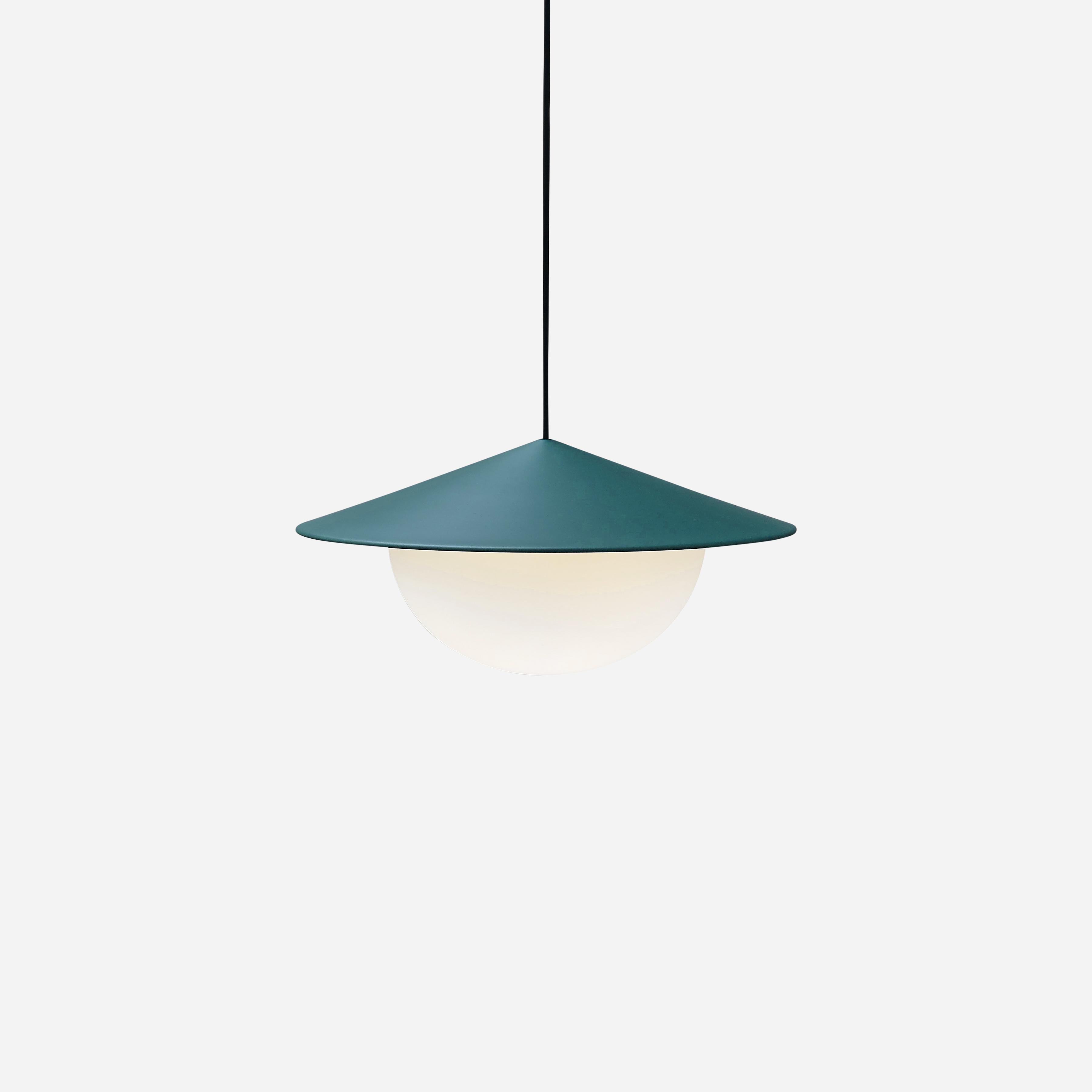 Contemporary Pendant Lamp 'Alley' by AGO 'Large-Green' For Sale 4