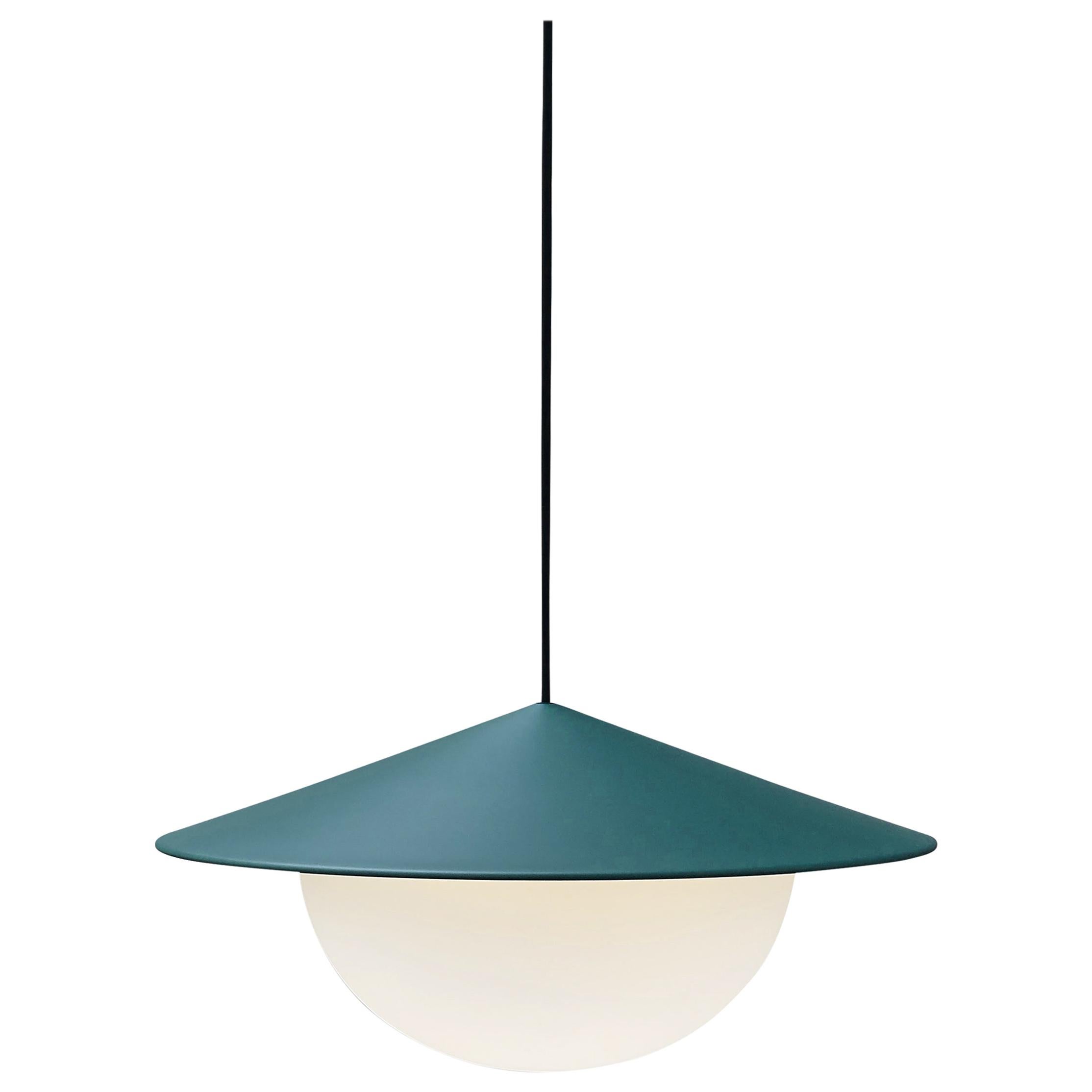 Contemporary Pendant Lamp 'Alley' by AGO 'Large-Green' For Sale