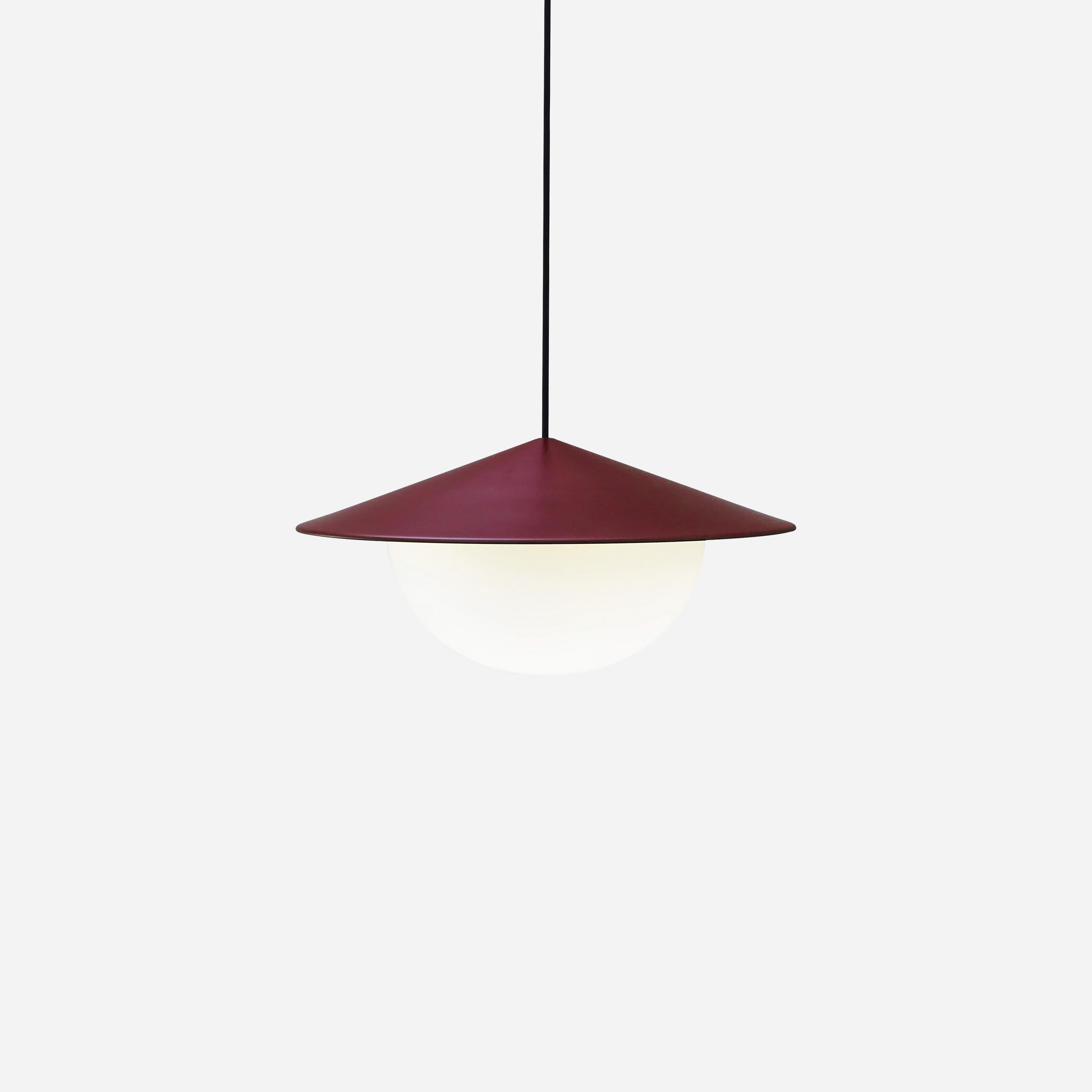 French Contemporary Pendant Lamp 'Alley' by AGO 'Large - Grey' For Sale