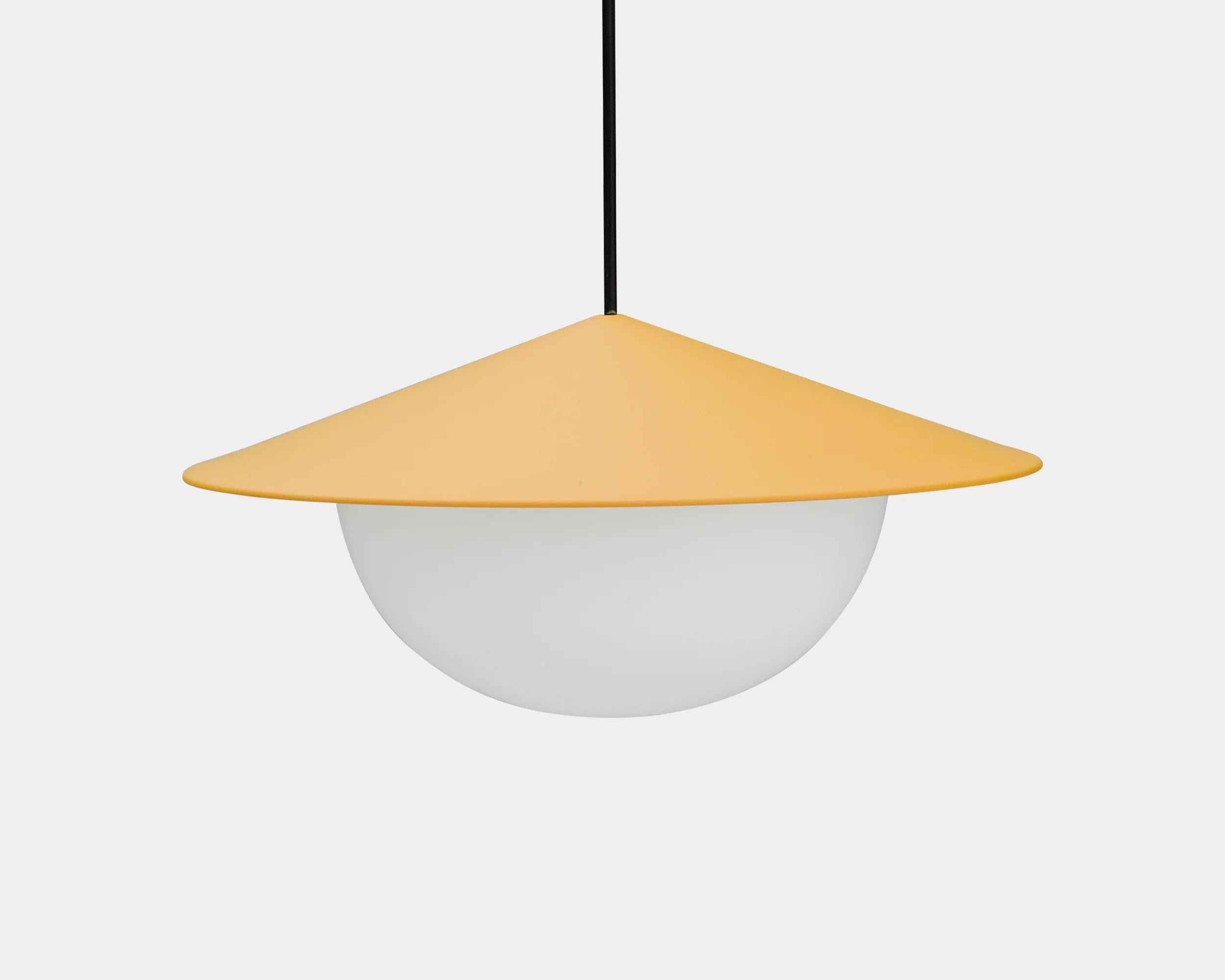 Contemporary Pendant Lamp 'Alley' by AGO 'Large - Mud Grey' For Sale 1