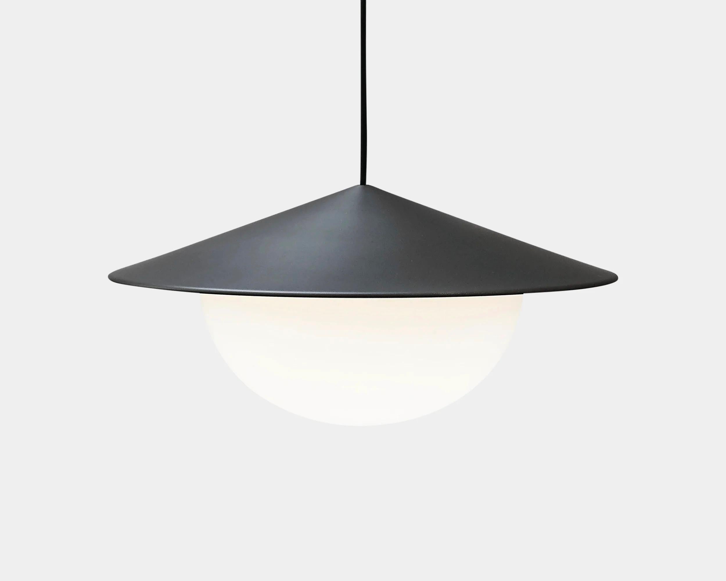 Contemporary Pendant Lamp 'Alley' by AGO 'Large - Mud Grey' For Sale 3