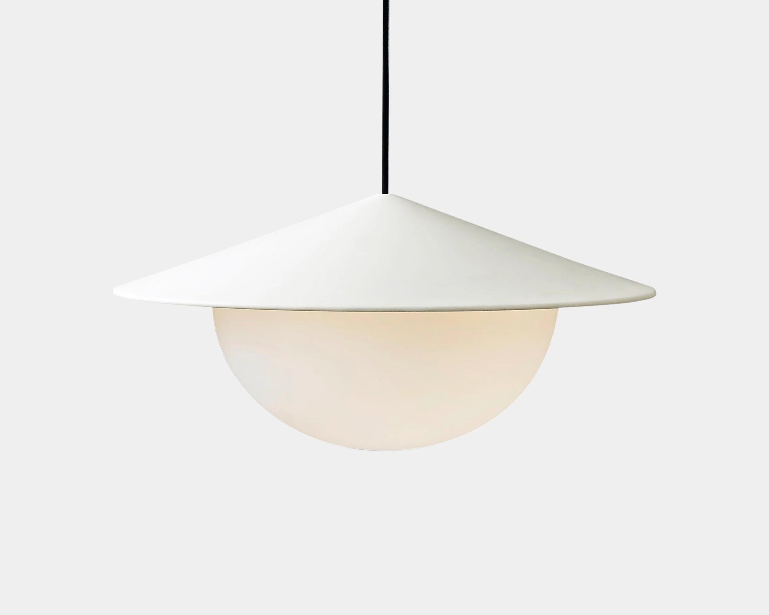 Contemporary Pendant Lamp 'Alley' by AGO 'Large - Mud Grey' For Sale 4