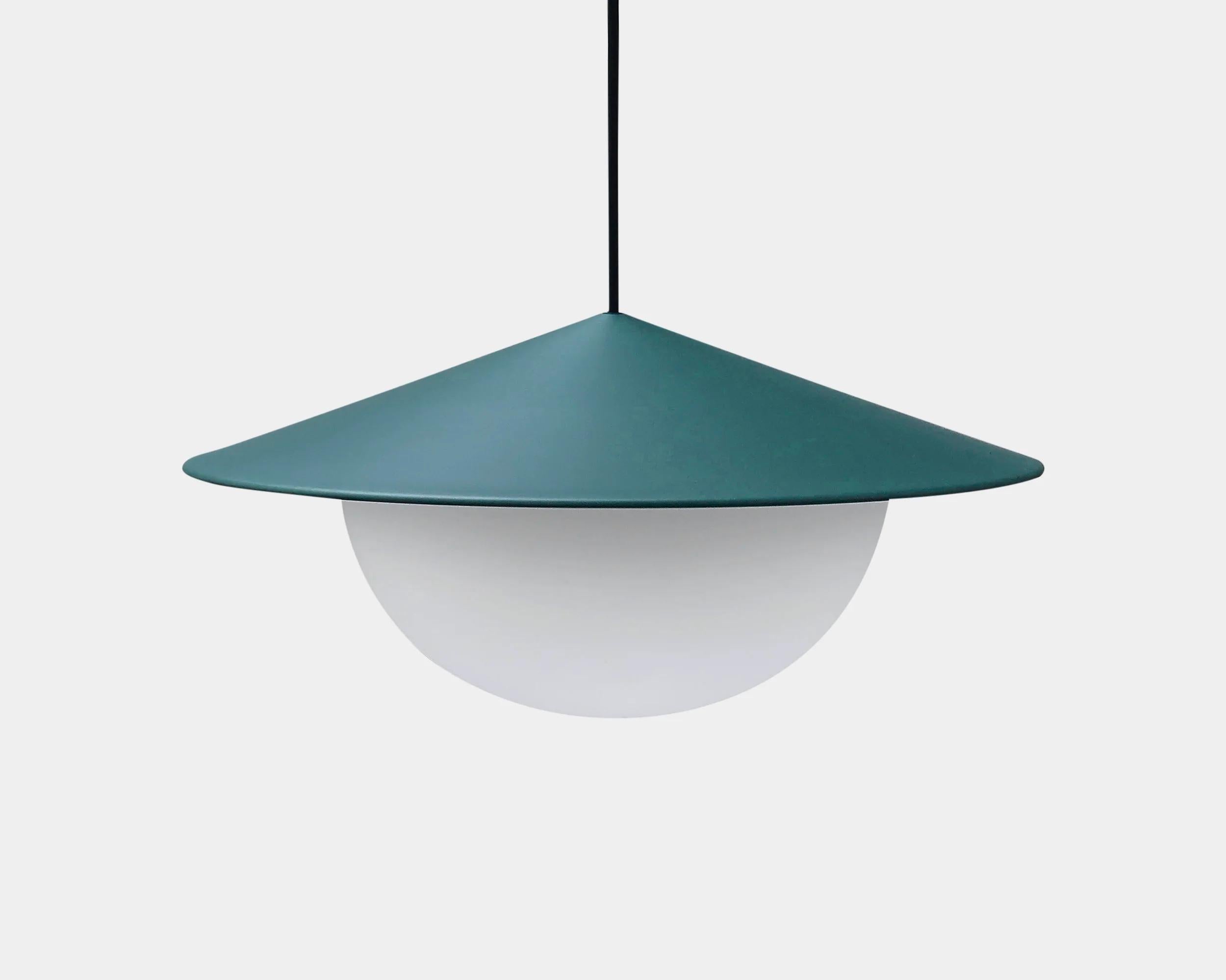 Contemporary Pendant Lamp 'Alley' by AGO 'Large - Mud Grey' For Sale 5