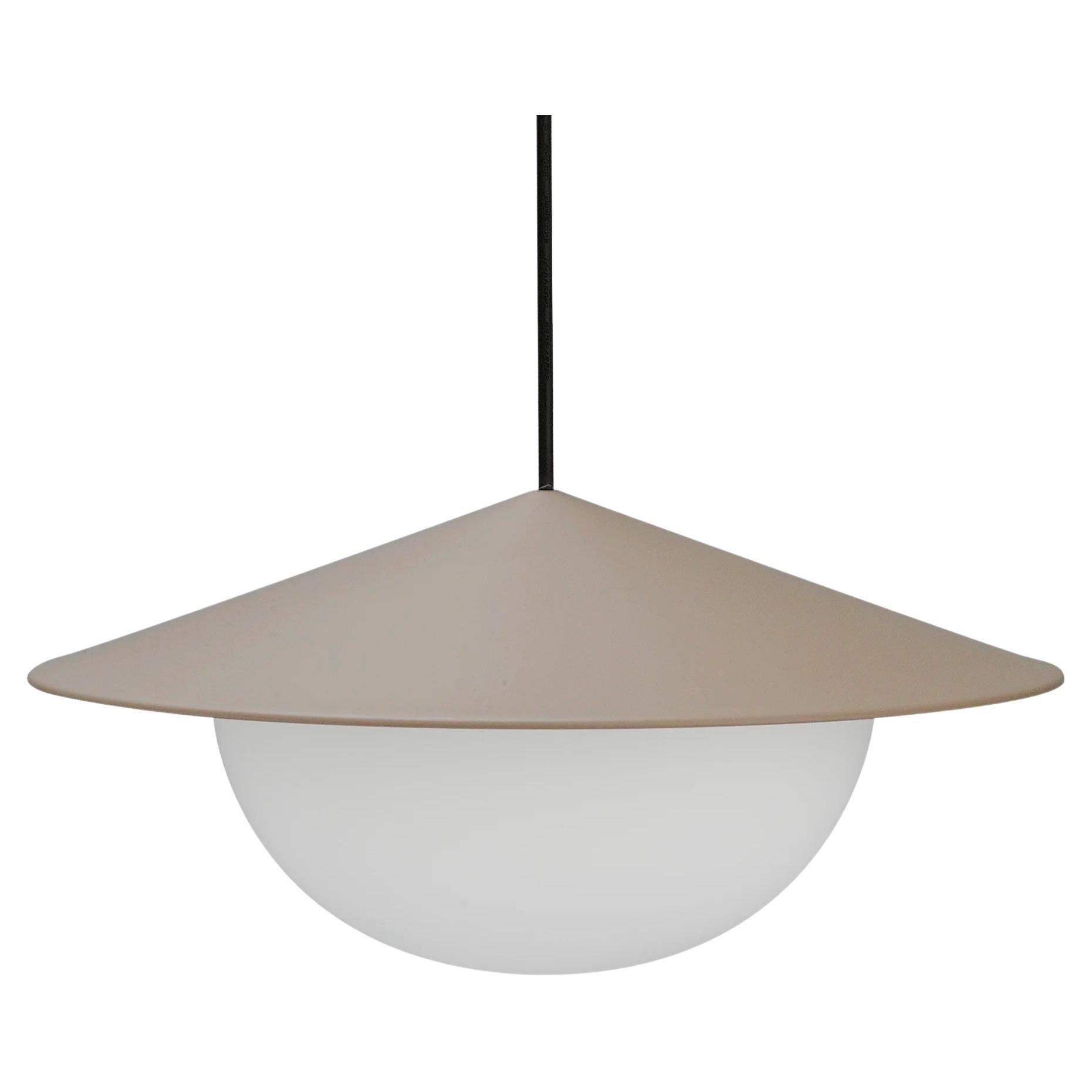 Contemporary Pendant Lamp 'Alley' by AGO 'Large - Mud Grey' For Sale
