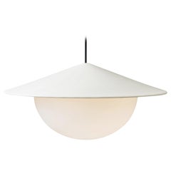 Retro Contemporary Pendant Lamp 'Alley' by AGO 'Large-White'