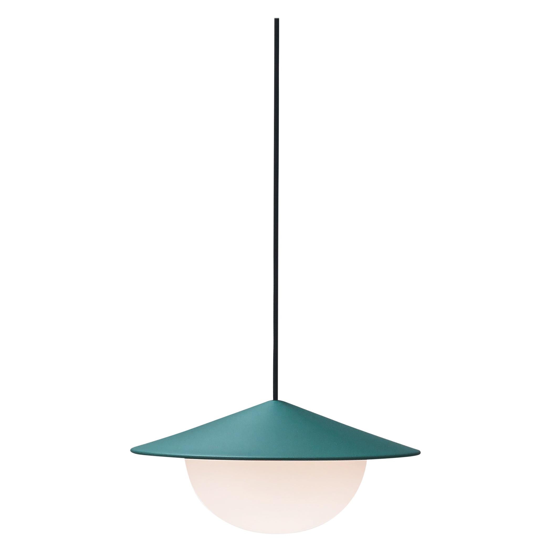 Contemporary Pendant Lamp 'Alley' by AGO 'Small-Green'