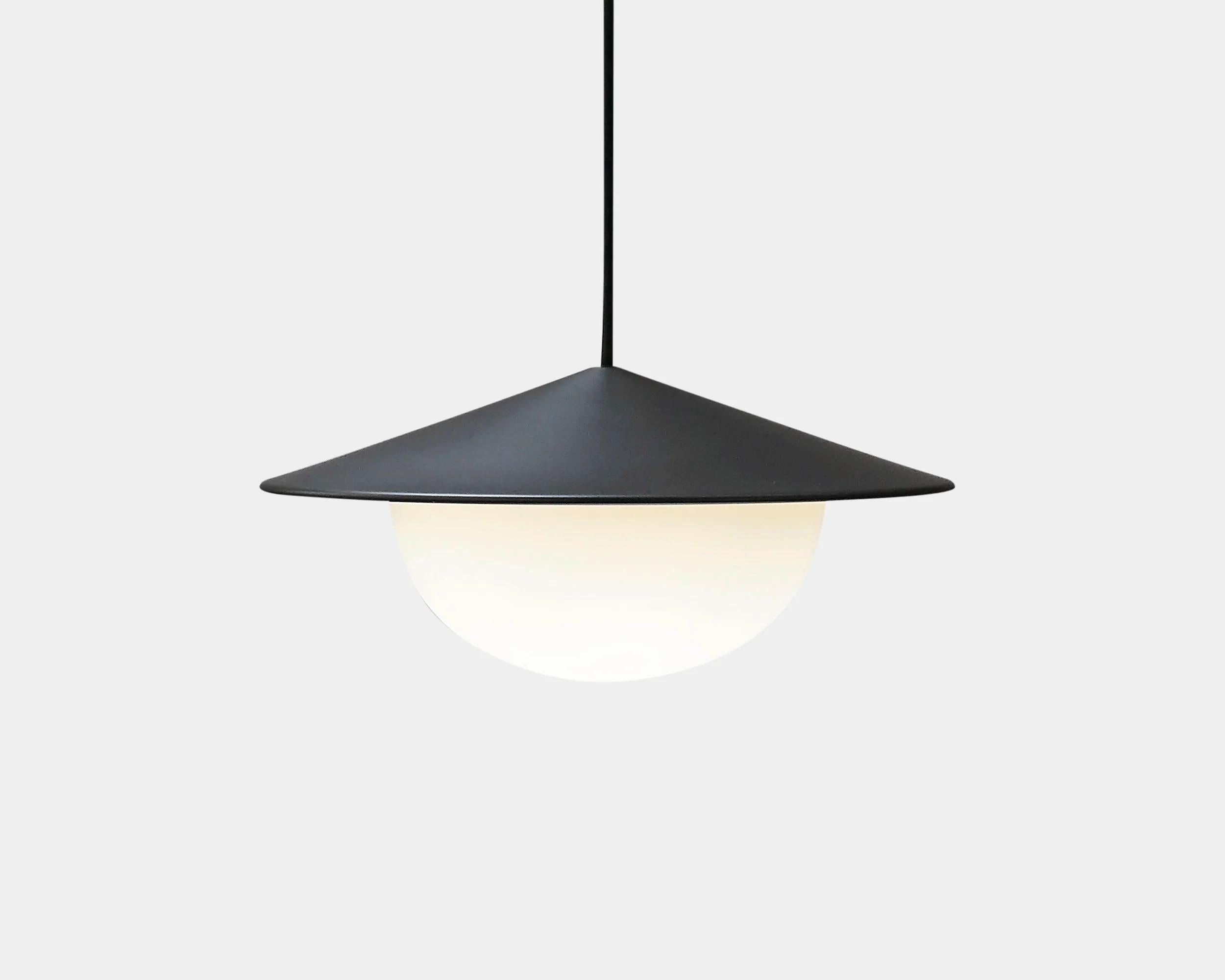 Contemporary Pendant Lamp 'Alley' by AGO 'Small- Mud Grey' For Sale 3