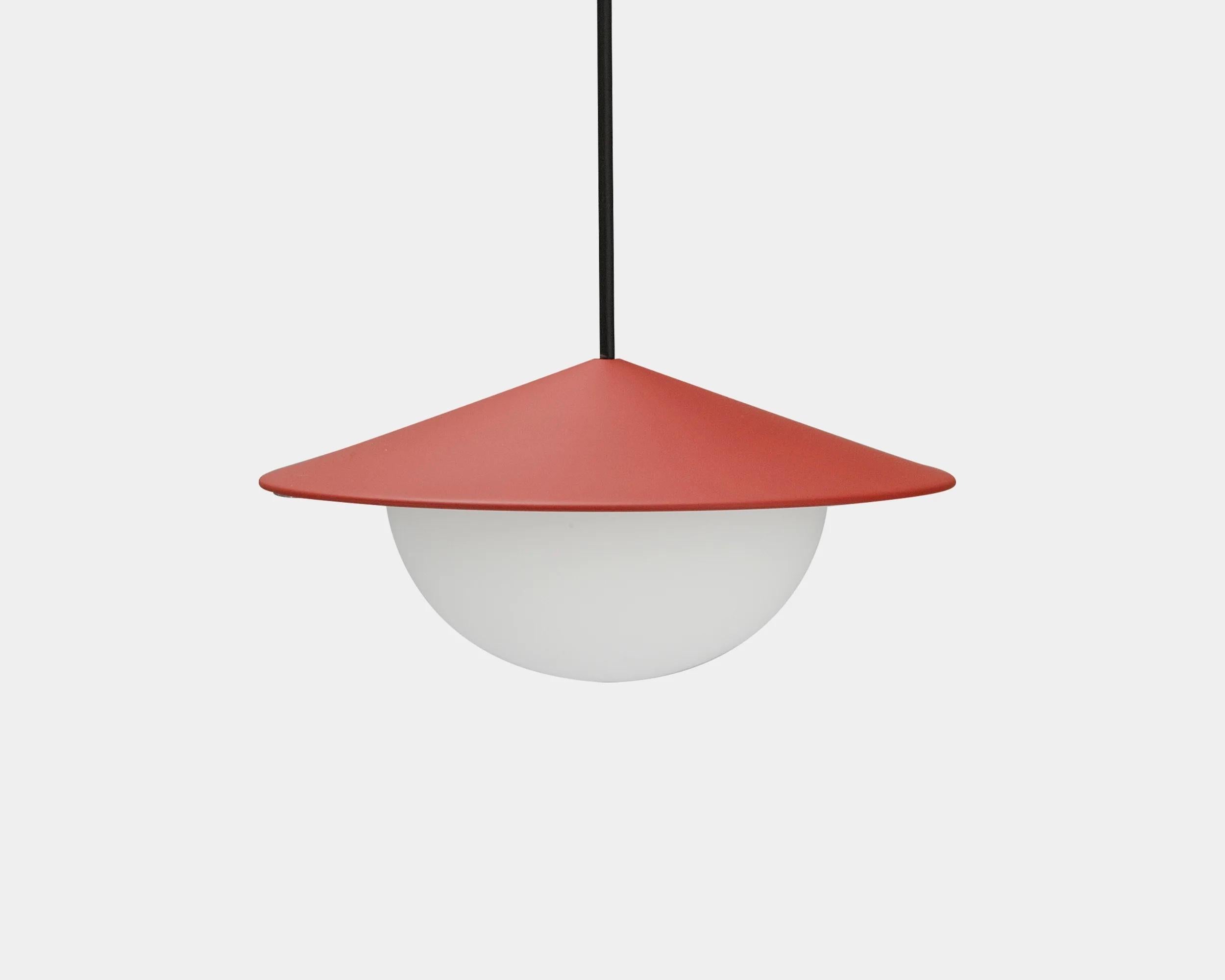 Contemporary Pendant Lamp 'Alley' by AGO 'Small- Mud Grey' For Sale 8
