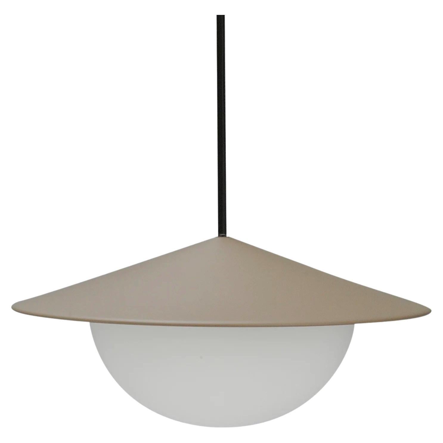 Contemporary Pendant Lamp 'Alley' by AGO 'Small- Mud Grey' For Sale