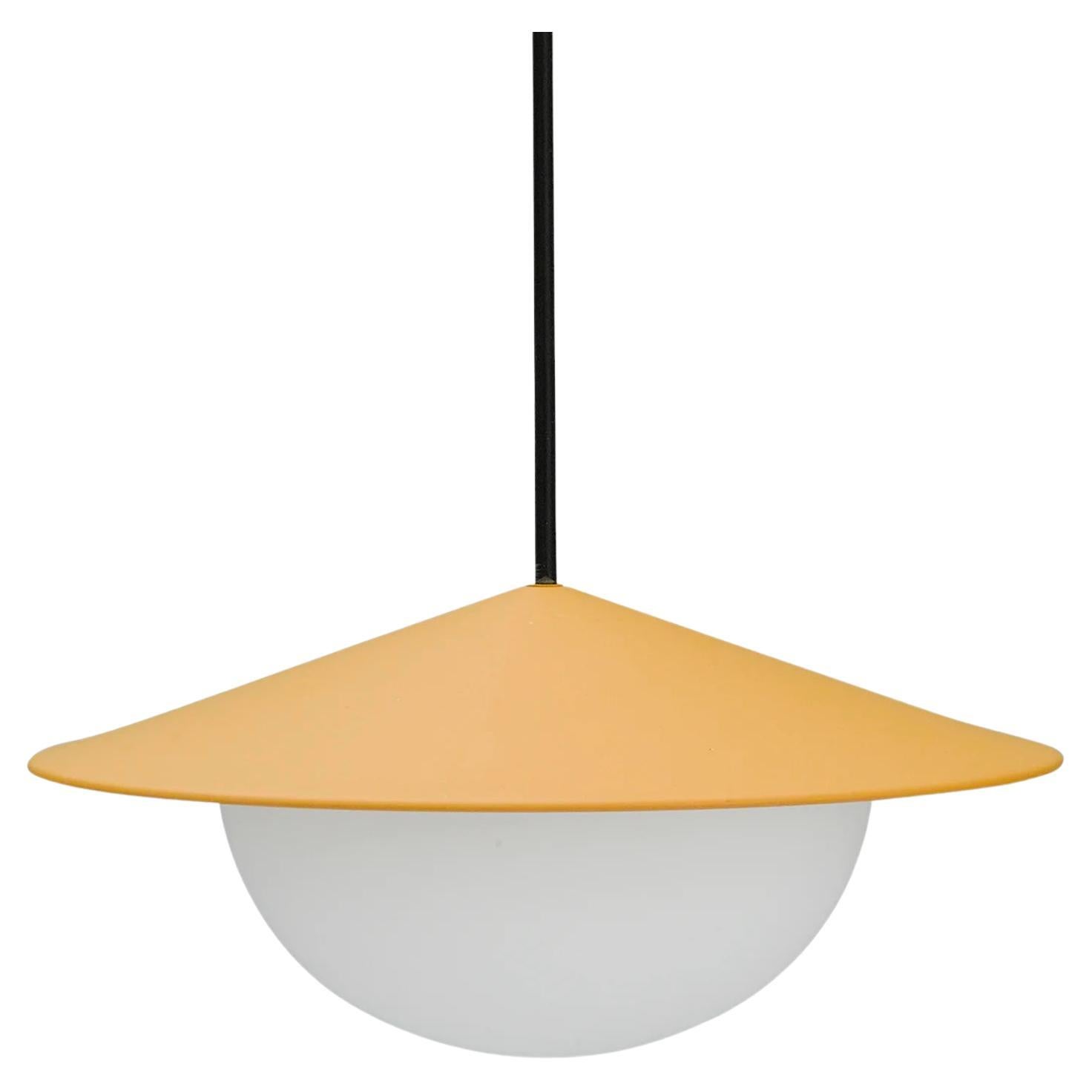 Contemporary Pendant Lamp 'Alley' by AGO 'Small- Mustard' For Sale