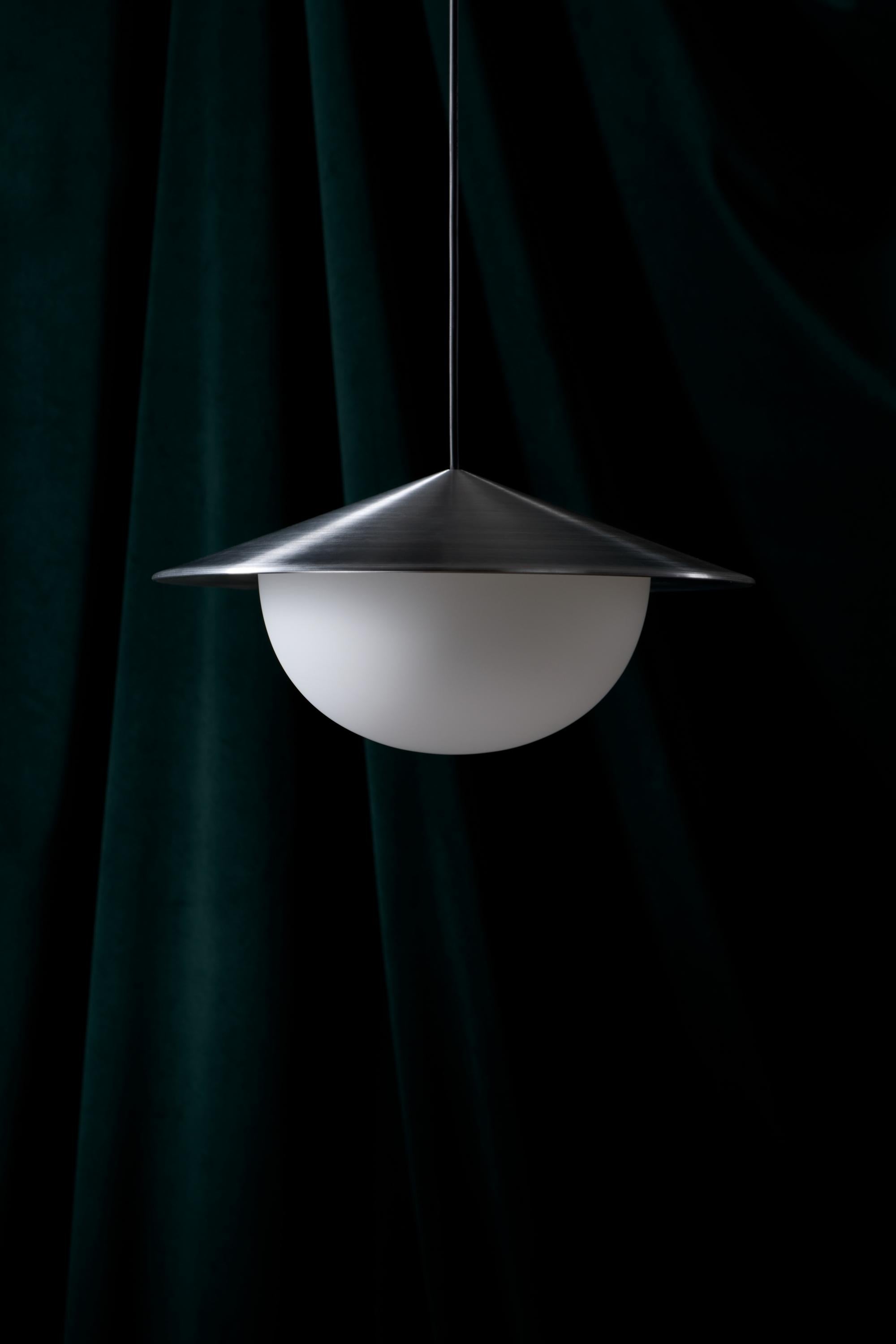 French Contemporary Pendant Lamp 'Alley' by AGO 'Small - RAW' (Limited Edition) For Sale