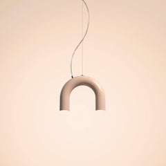 Lampada a sospensione Contemporary 'Arch Single' di Oblure, Nude