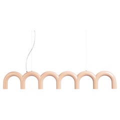 Zeitgenössische Pendelleuchte 'Arch Straight' von Oblure, Nackt