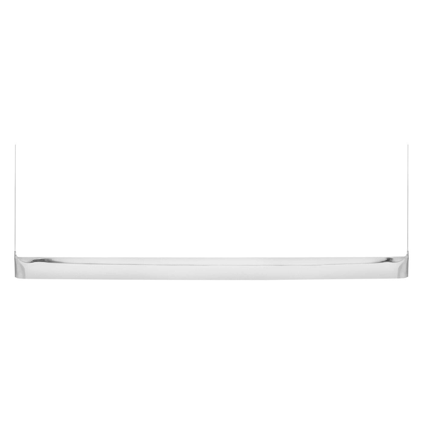 Pendant Lamp 'Blade 160' Stainless steel (polished) by Zieta

Stainless steel (inox)
W. 160 H. 12cm D. 6cm 

The lamps use LED and OLED lights, with a separate US-certified charger that needs to be screwed to the canopy during installation. The