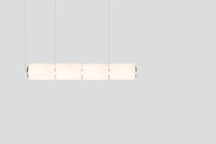 Contemporary Pendant Lamp 'Column' 175-4, Horizontal, Ivory