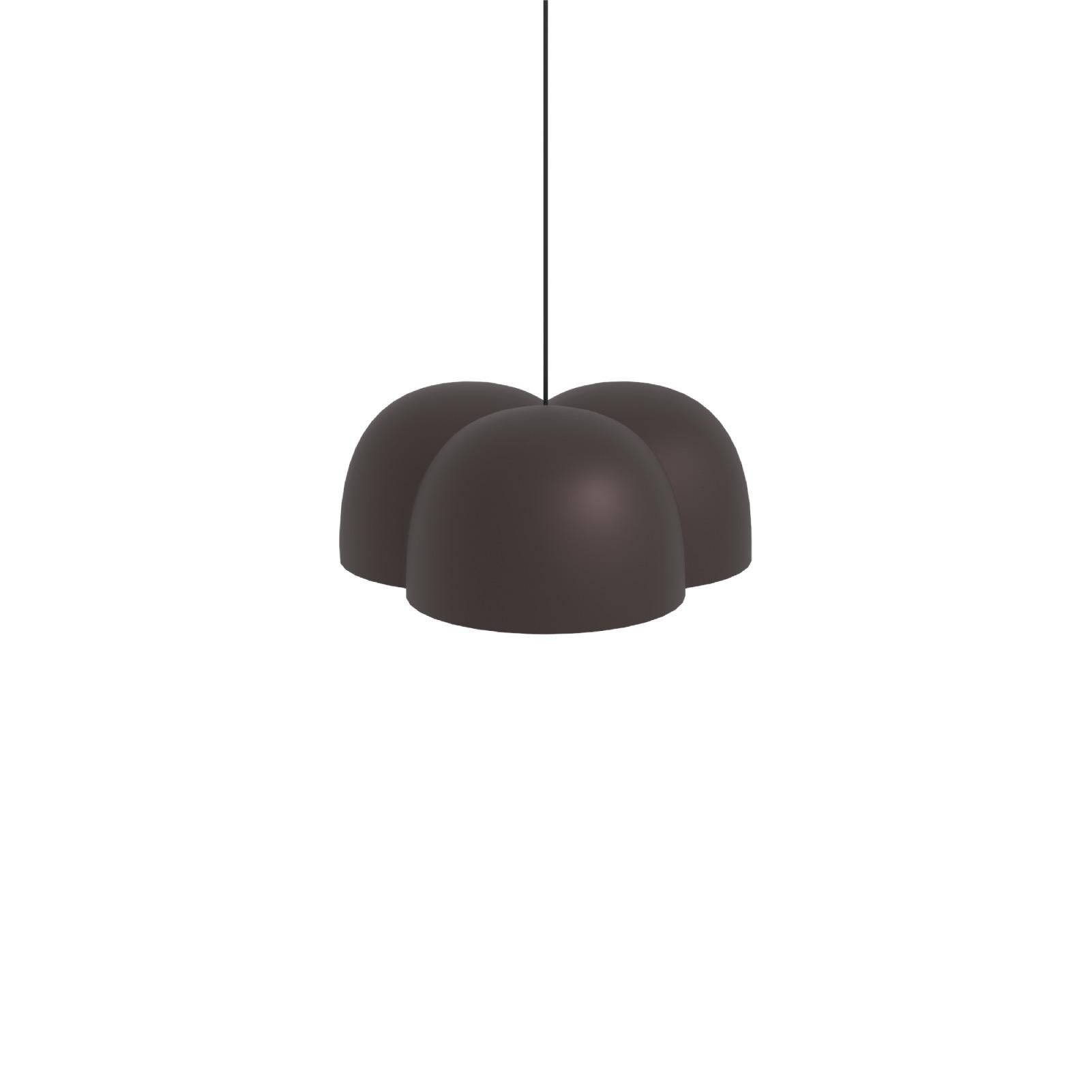 Grande lampe à suspension contemporaine 'Cotton' d'Ago, couleur chocolat Neuf - En vente à Paris, FR