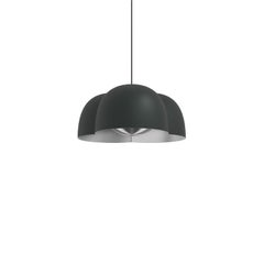 Grande lampe à suspension contemporaine 'Cotton' d'il y a un an, vert profond