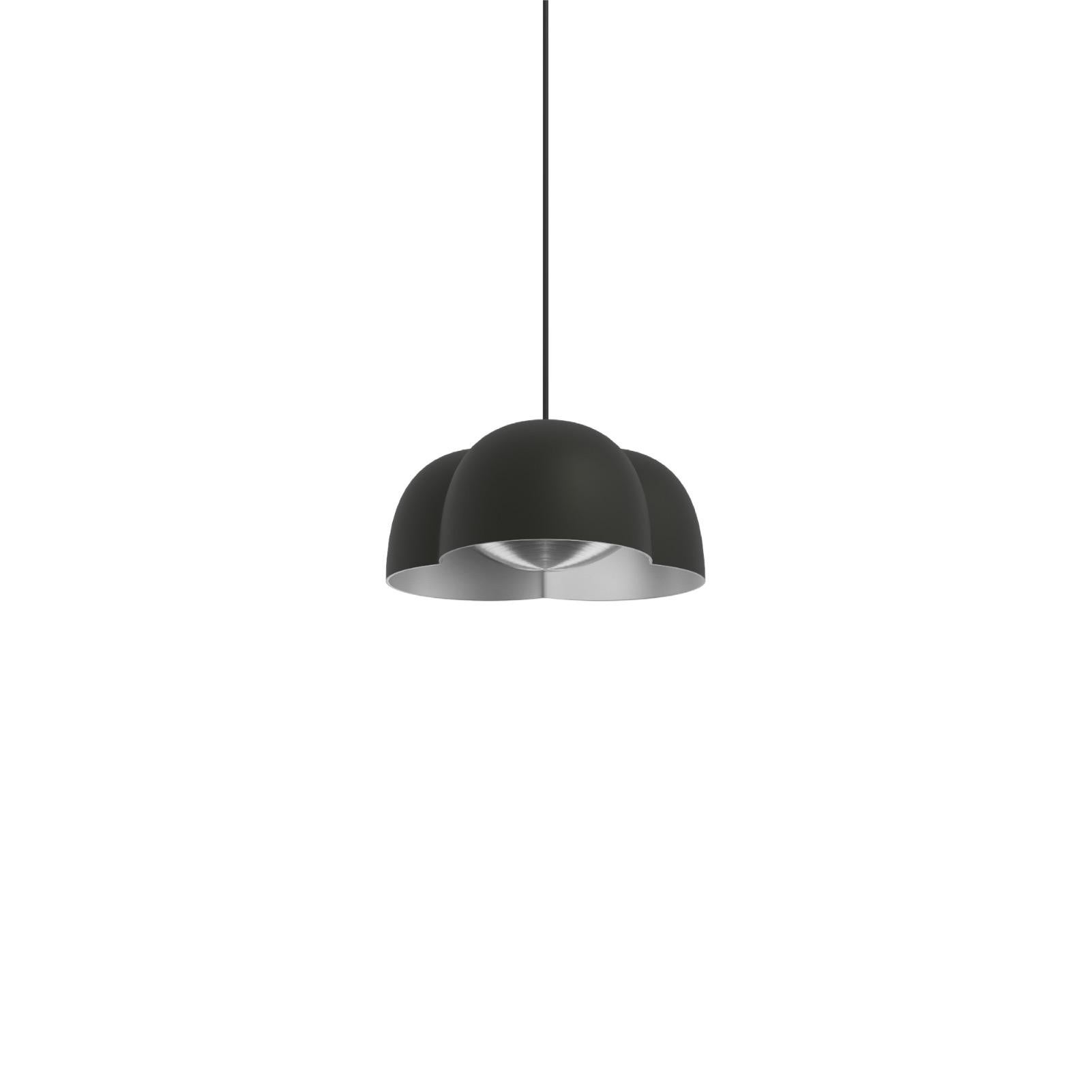 Contemporary Pendant Lamp 'Cotton' by AGO, Small, Chocolate  For Sale 2