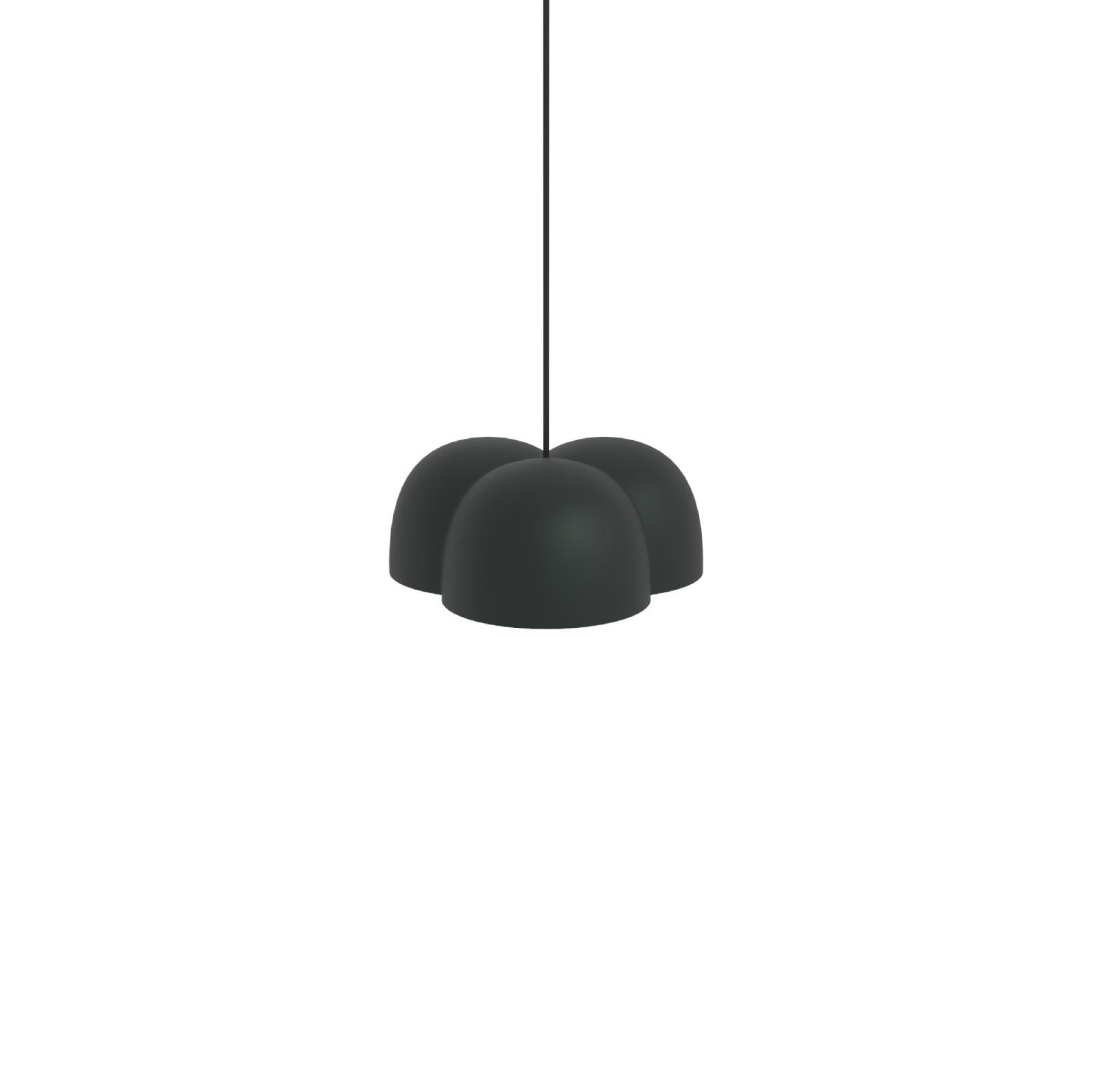 XXIe siècle et contemporain Lampe à suspension contemporaine 'Cotton' de AGO, petit modèle, vert foncé en vente