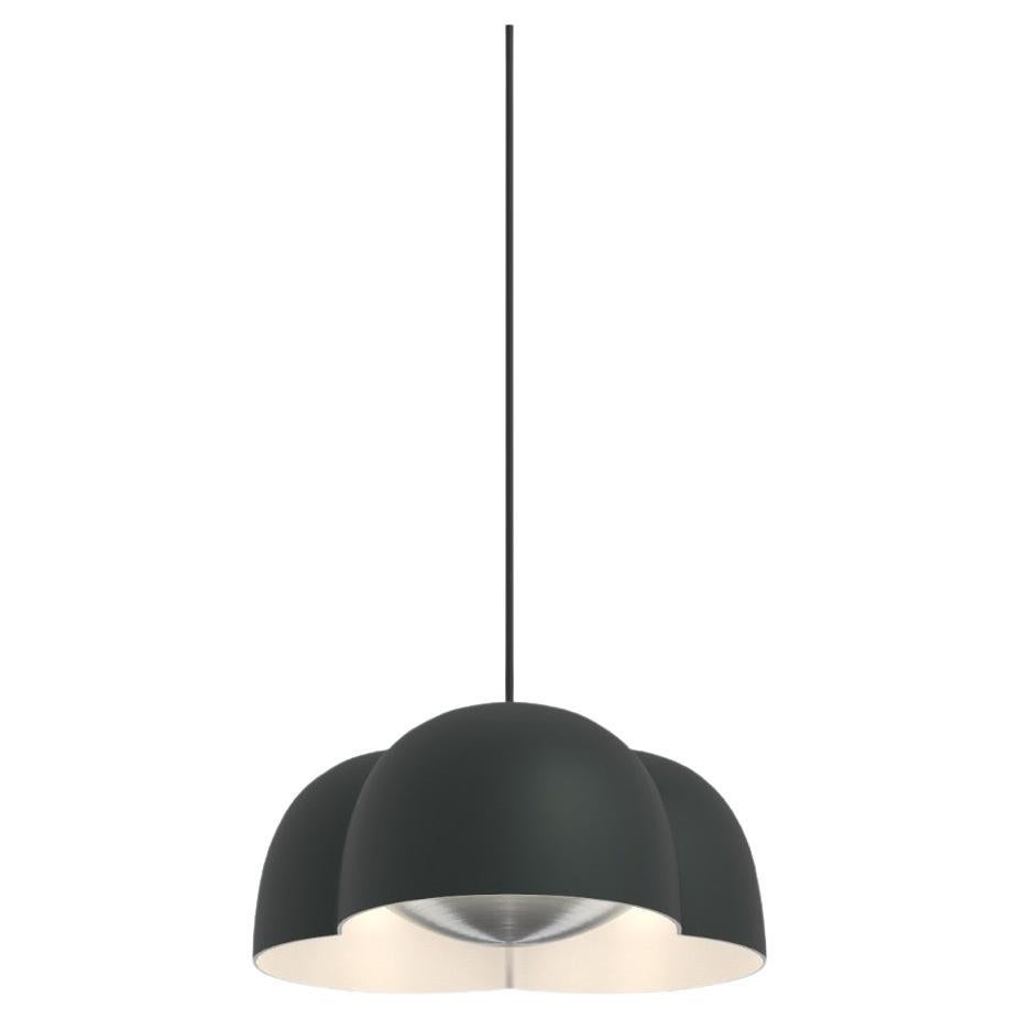 Contemporary Pendant Lamp 'Cotton' by AGO, Small - Deep Green For Sale