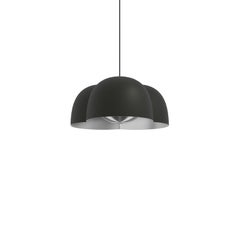 Lampada a sospensione contemporanea 'Cotton' di Sebastian Herkner x Ago, Grande - Carbone