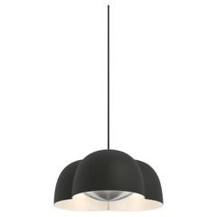 Contemporary Pendant Lamp 'Cotton' by Sebastian Herkner x Ago, Small, Charcoal 