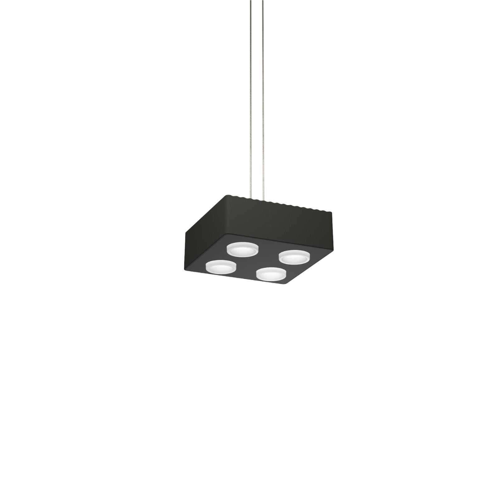 Contemporary Pendant Lamp 'Domino' by Sylvain Willenz x AGO, Burgundy  For Sale 3