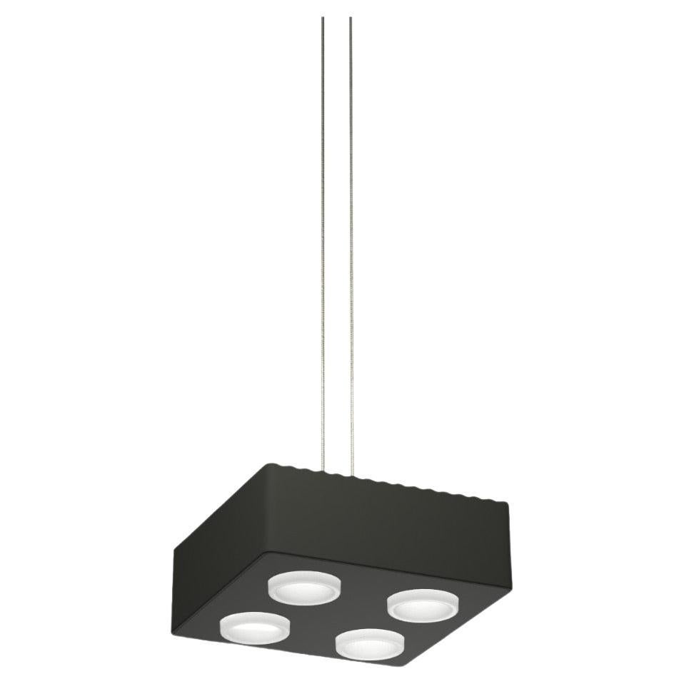 Lampe à suspension contemporaine Domino de Sylvain Willenz x, antérieur à anthracite