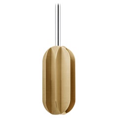 Contemporary Pendant Lamp EL Lamp Large CS1 by NOOM in Brass