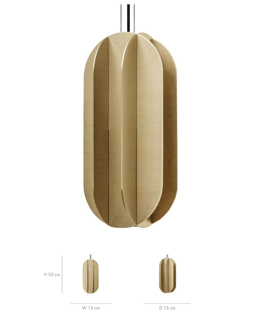 EL Lamp Pendant small CS3 Contemporary lighting by NOOM in Stainless Steel For Sale 2