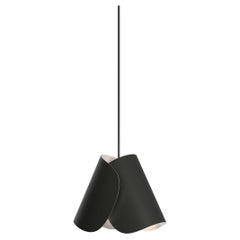 Contemporary Pendant Lamp 'Flip' by Sebastian Herkner x AGO, Charcoal
