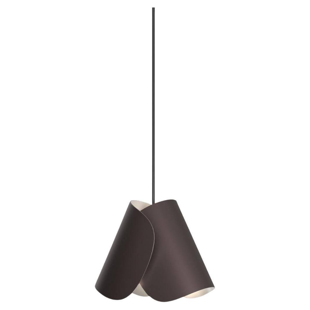 Contemporary Pendant Lamp 'Flip' by Sebastian Herkner x AGO, Chocolate ...