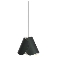 Contemporary Pendant Lamp 'Flip' by Sebastian Herkner x AGO, Deep Green