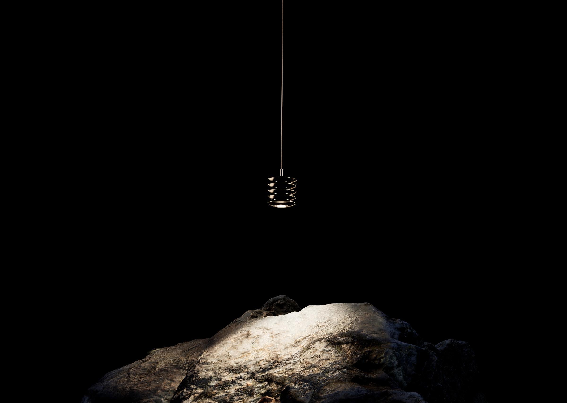 Lampada a sospensione Contemporary 'Harmonica' Inox di Zieta in vendita 4