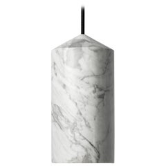 Lámpara Colgante Contemporánea 'IN' de Mármol Blanco