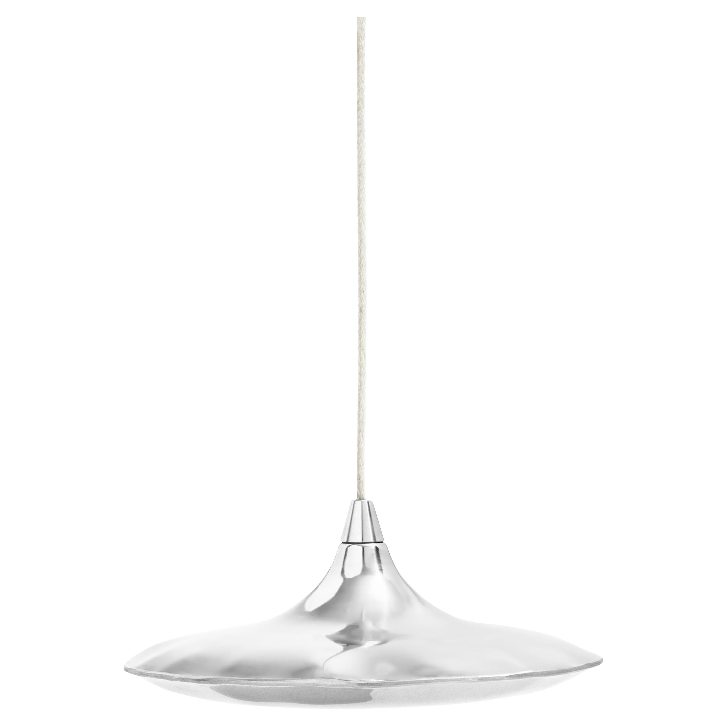 Contemporary Pendant Lamp ‘Lampin 13’ Inox by Zieta