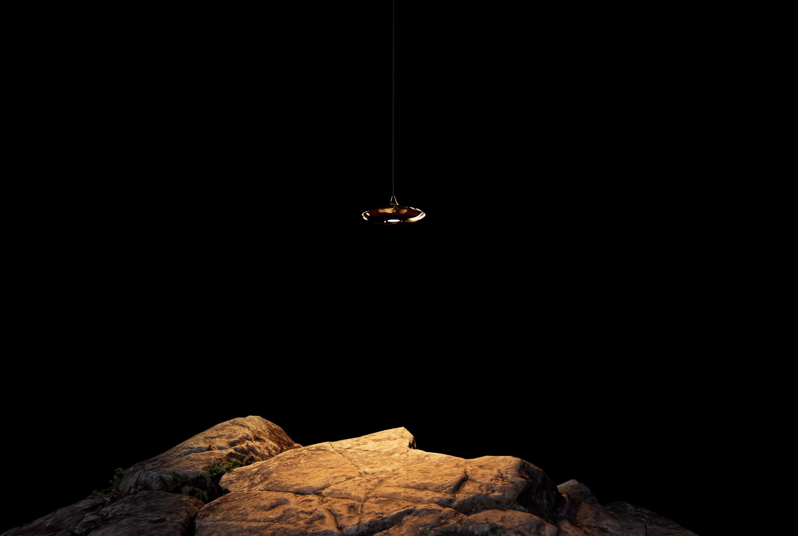 Lampada a sospensione contemporanea 'Lampin 15' Inox di Zieta in vendita 3