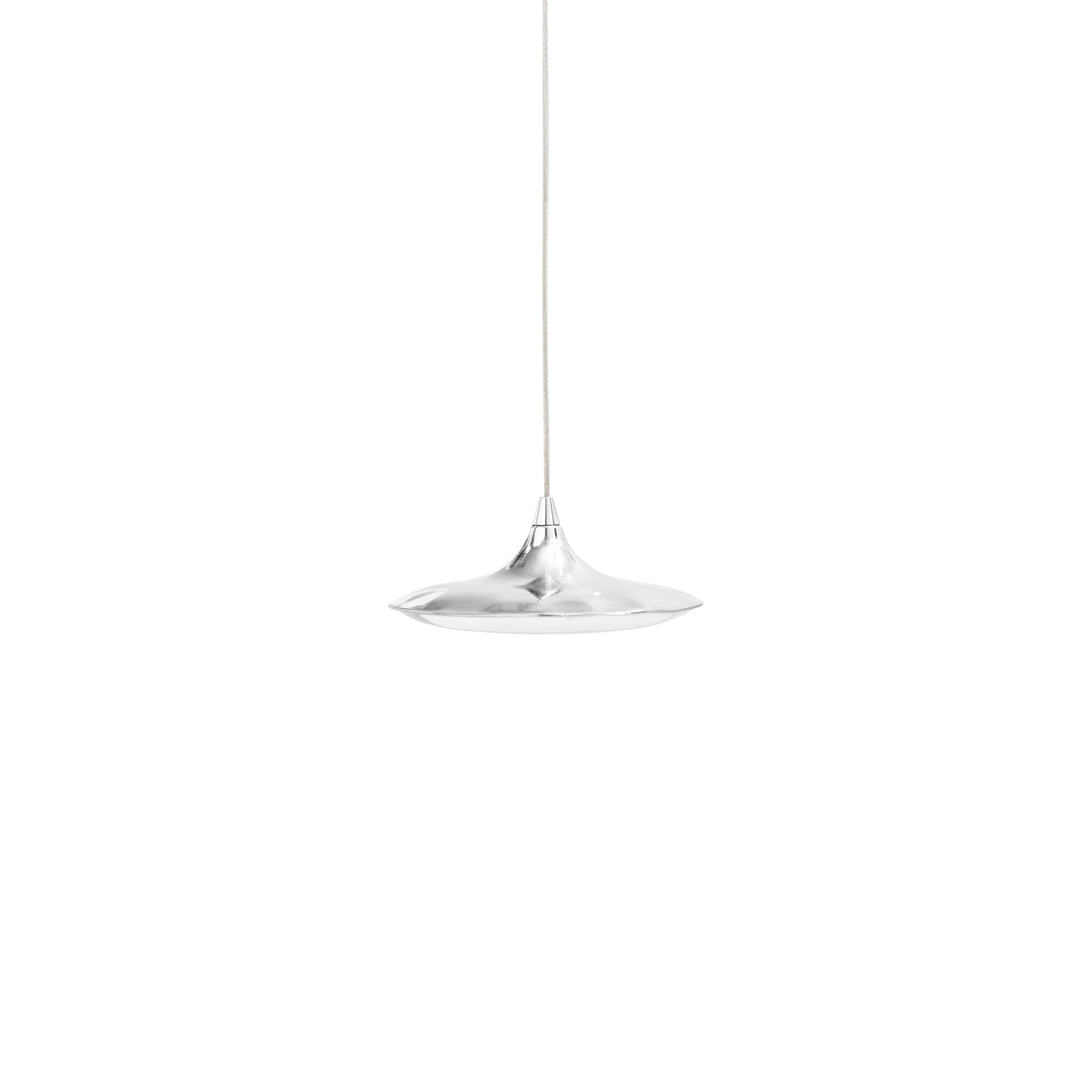 Lampada a sospensione contemporanea 'Lampin 17' Inox di Zieta in vendita 2