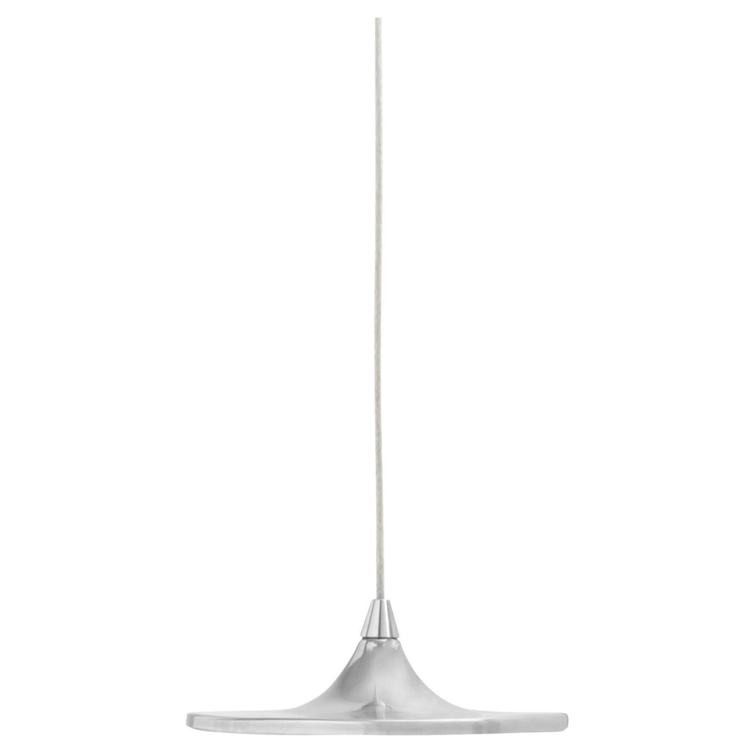 Contemporary Pendant Lamp ‘Luna’ Inox by Zieta