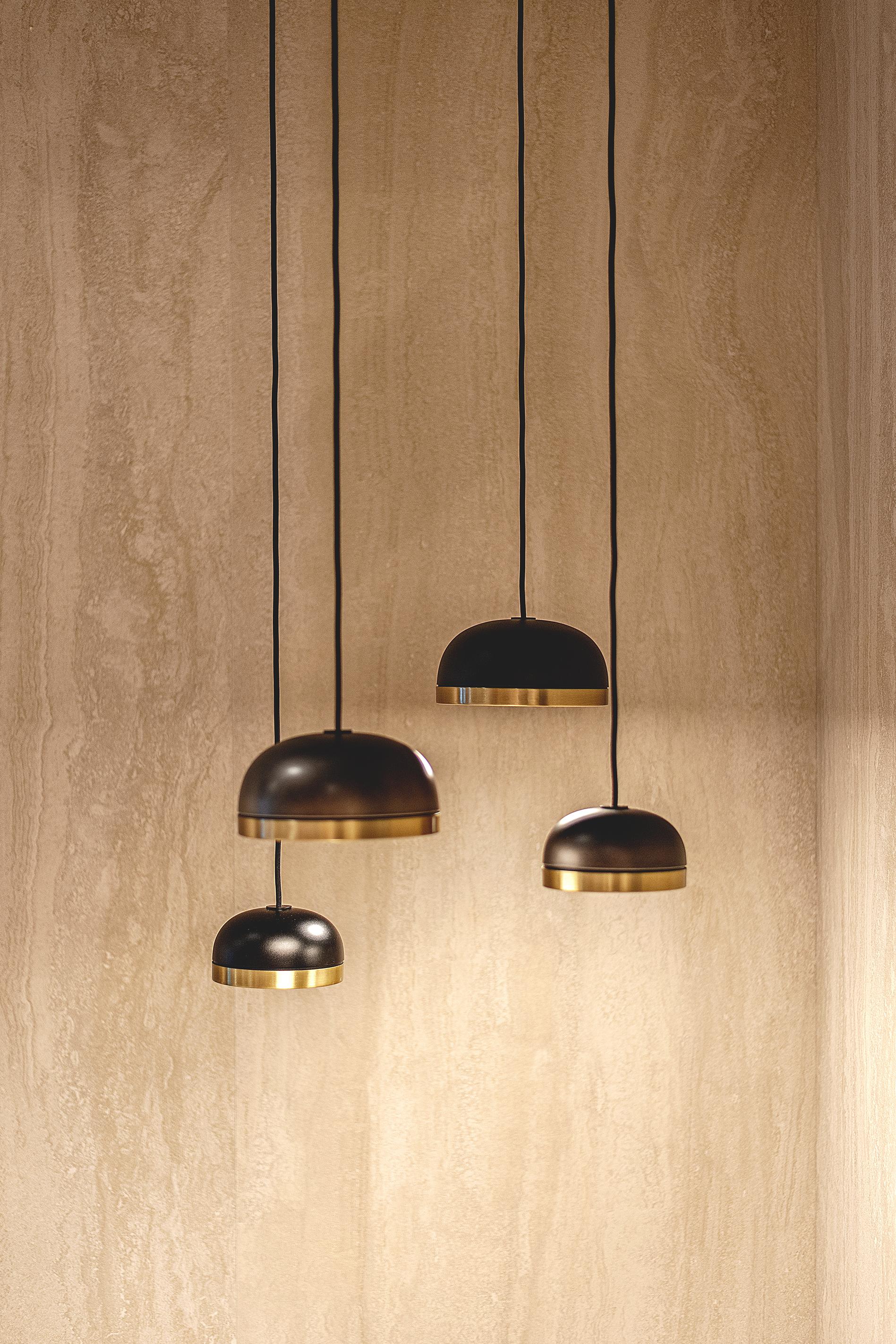 Modern Contemporary Pendant Lamp 'Molly 556.22' by TOOY, Copper and Brass For Sale