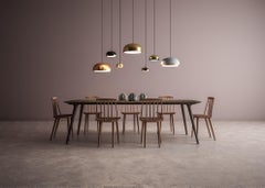 Contemporary Pendant Lamp 'Molly 556.23' by TOOY, Metal and Pewter
