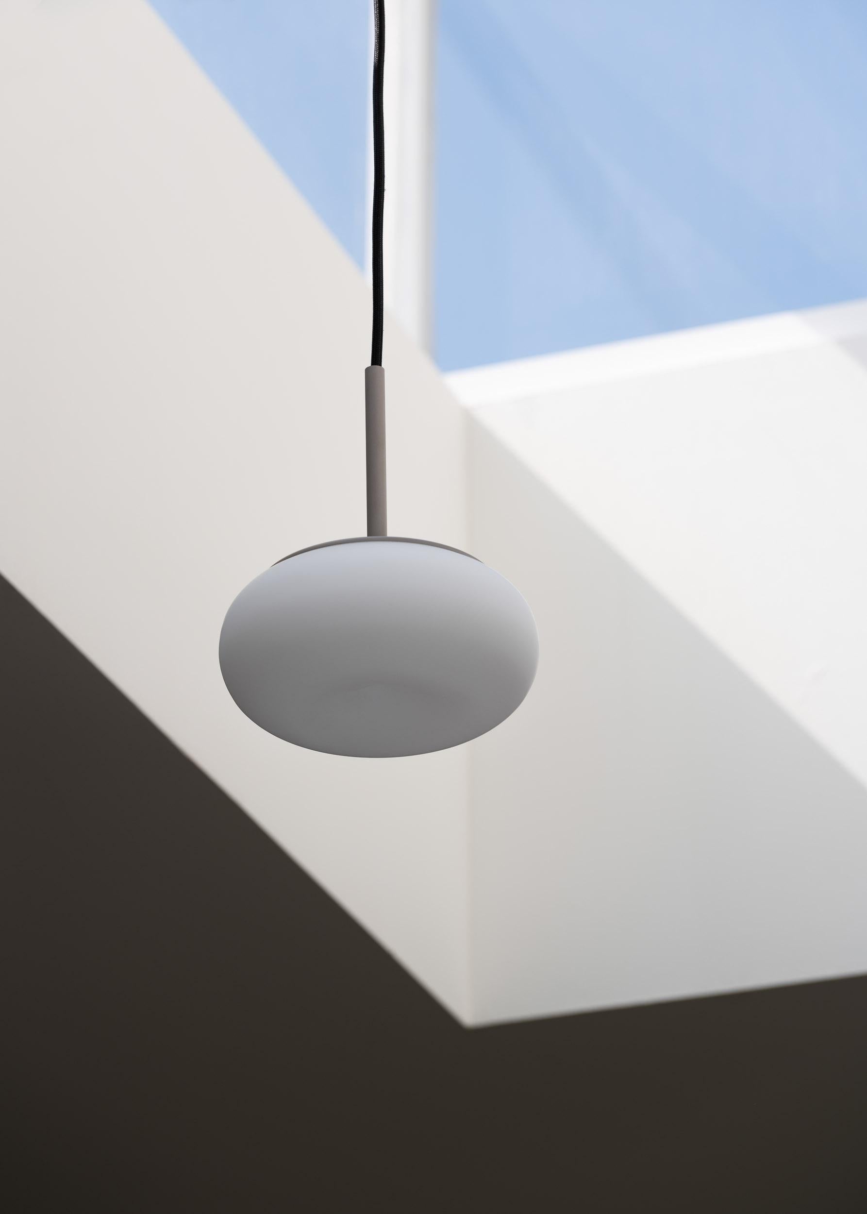 Contemporary Pendant Lamp 'Mozzi' by ago 'Small - Charcoal' For Sale 3