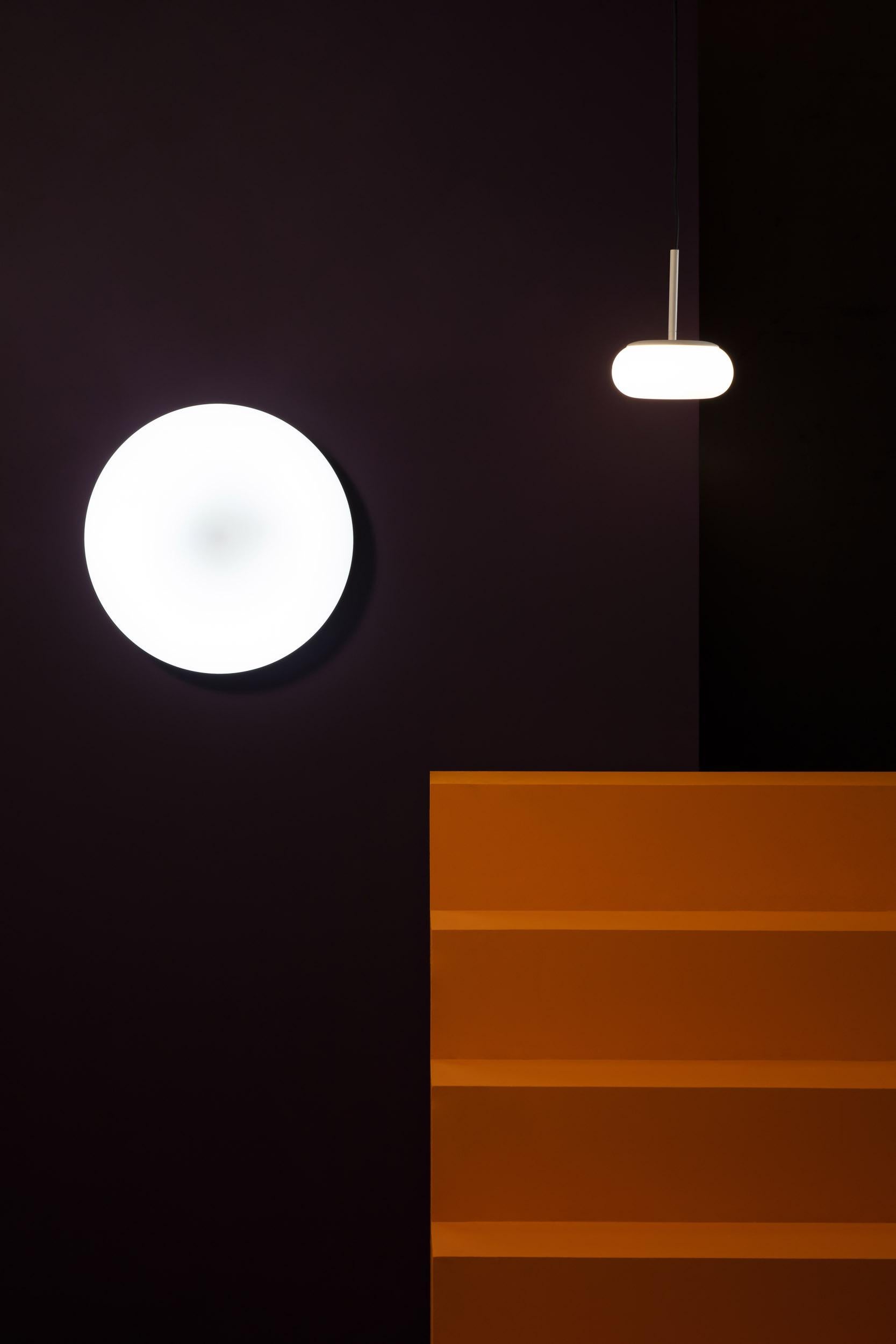 Organic Modern Contemporary Pendant Lamp 'Mozzi' by AGO 'Small - Terracotta' For Sale