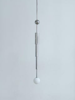 Contemporary Pendant Lamp 'Nebula-1' by TheShaw, Stainless Steel and Glass
