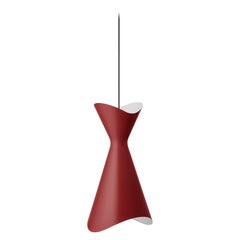 Lampada a sospensione contemporanea 'Ninotchka 275' di Lyfa, rosso