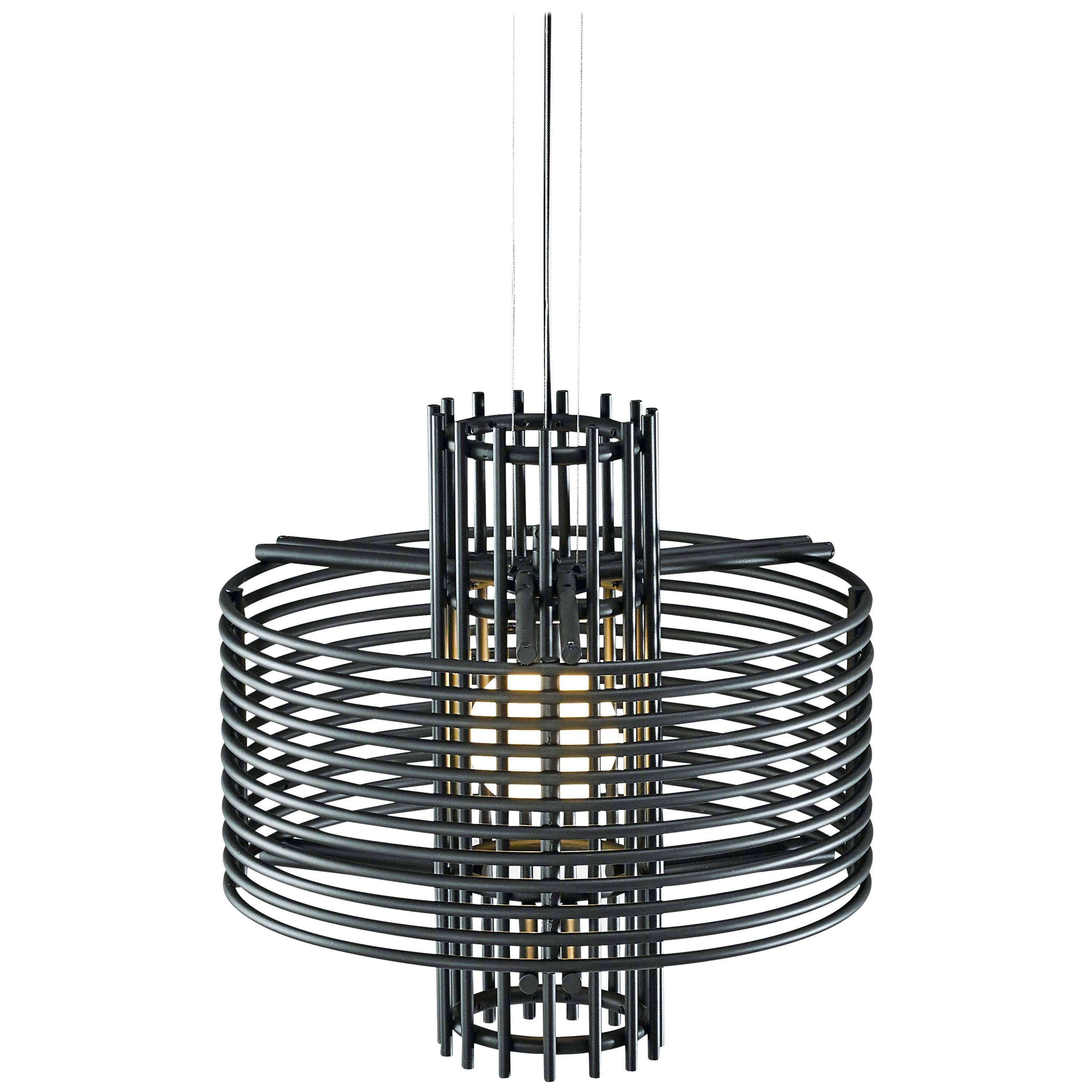 Contemporary Pendant Lamp 'Nova' by AGO 'Black'